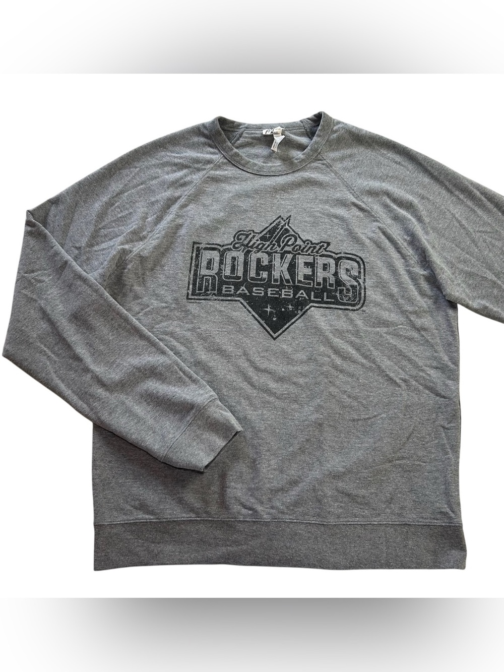 High Point Rockers ALPB Men’s Crewneck Pullover Sweatshirt Gray Baseball sz 2XL